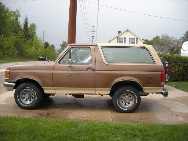 1990 FORD BRONCO EDDIE BAUER EDITION STILL SOLID @ 28 YEARS OLD A TRUE SURVIVOR 1990 Ford Bronco Eddie Bauer
