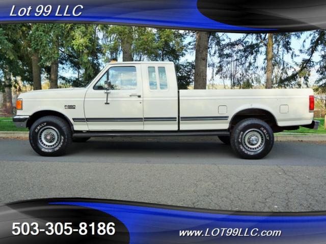 1990 Ford F-250 XLT Lariat 4x4 7.3 Diesel Long Bed Automatic 2-Door Truck 1990 Ford F-250