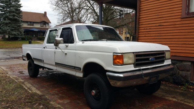 1990 Ford F-350 Crew cab 4x4 7.3 Diesel lariat CLEAN 1990 Ford F-350 lariat