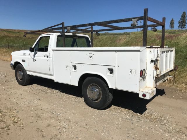 1990 Ford F-350 Utility Service Body w/Tommy Lift Gate - photo 2