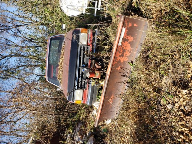 1990 ford F250 4x4 Plow truck with Western Plow 1990 Ford F-250