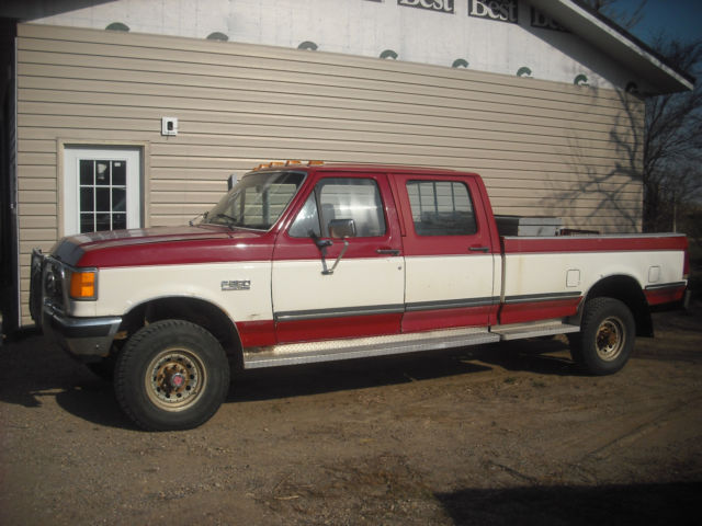 1990 Ford F350 crewcab 7.3 diesel 5 speed 1991 1992 1993 1994 1995 1996 1997 1990 Ford F-350