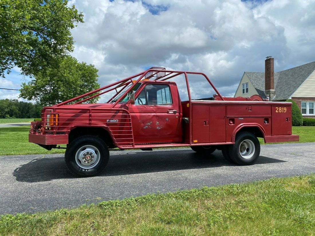 1990 Ford F350 Forest Fire Truck ONLY 8066 Miles 1990 Ford F-350 XL
