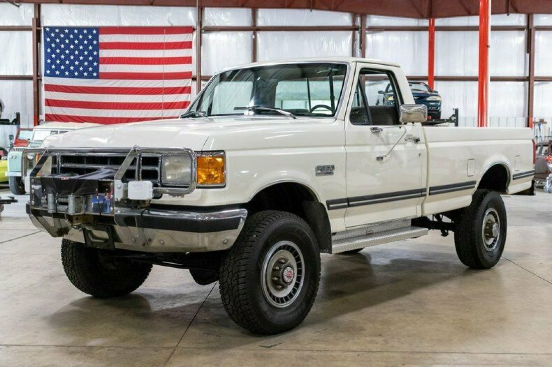 1990 Ford F350 XLT Lariat 7308 Miles Ford White Pickup Truck 7.5L V8 5-Speed Man 1990 Ford F-350 XLT Lariat