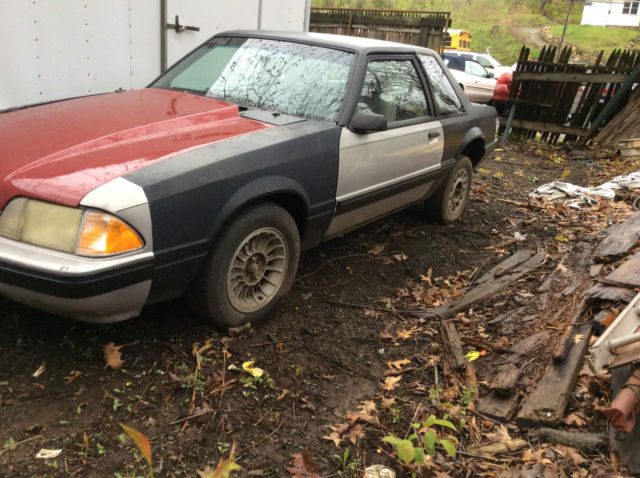 1990 FORD MUSTANG 5.0 5 SPEED NOTCHBACK - PROJECT CAR - RUST FREE - MUST GO!!! 1990 Ford Mustang