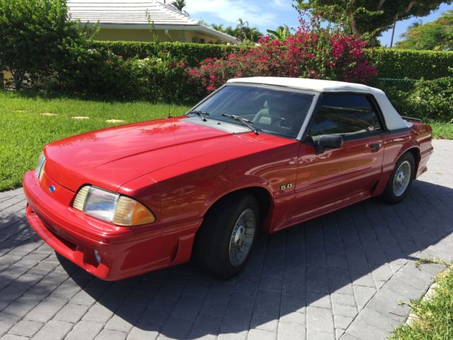 1990 Ford Mustang 5.0GT convertible. 1990 Ford Mustang GT