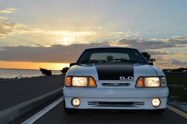 1990 FORD MUSTANG GT HATCHBACK VORTECH V1 SUPERCHARGER MSD COLD AC 5-LUG AWESOME 1990 Ford Mustang GT