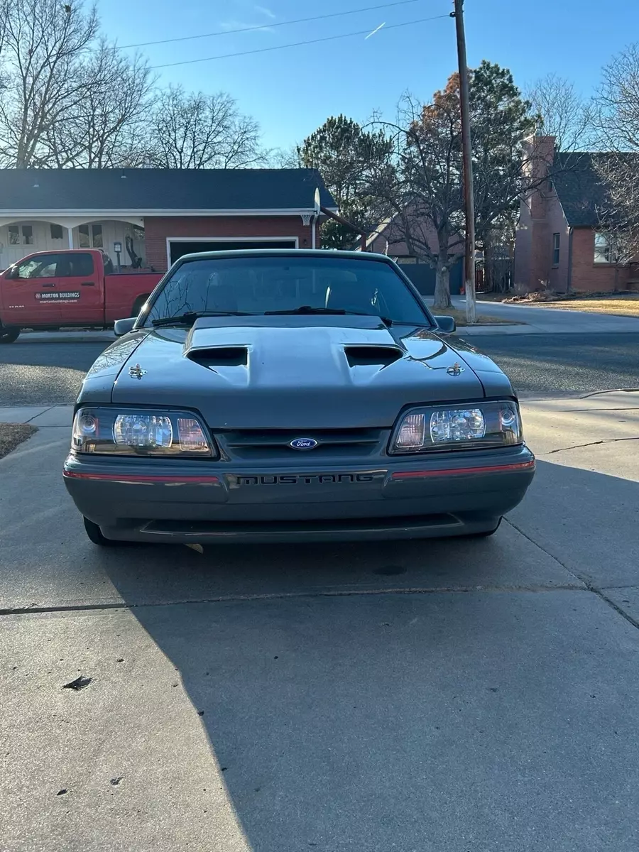 1990 Ford Mustang Hatchback Grey LX foxbody 1990 Ford Mustang LX foxbody