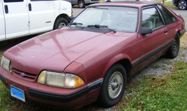 1990 FORD MUSTANG LX 2.3 LTR 106000 MILES LOADS OF NEW PARTS * NO RESERVE * 1990 Ford Mustang