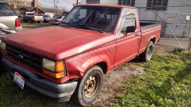 1990 FORD RANGER 2WD 63,081 NON-ACTUAL MILES CLEAN TITLE NO KEY HAS BATTERY 1990 Ford Ranger