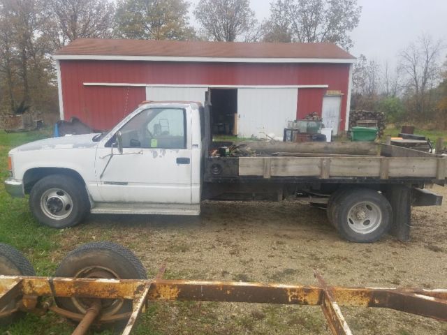 1990 gmc 3500 sierra dually flatbed truck, chevy, stakebed, ford, dodge, 1 ton 1990 GMC Sierra 3500