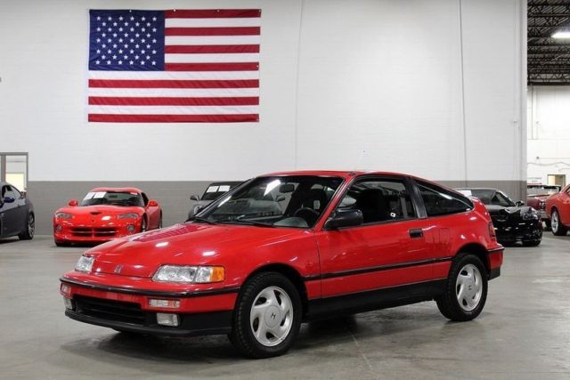 1990 Honda Civic CRX 29306 Miles Red Coupe 1.5L I4 5 Speed Manual 1990 Honda Civic --