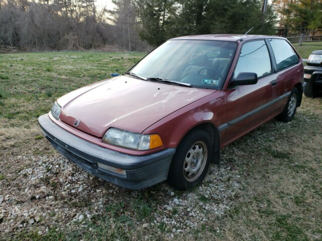 1990 Honda Civic Hatchback Original Owner 1990 Honda Civic