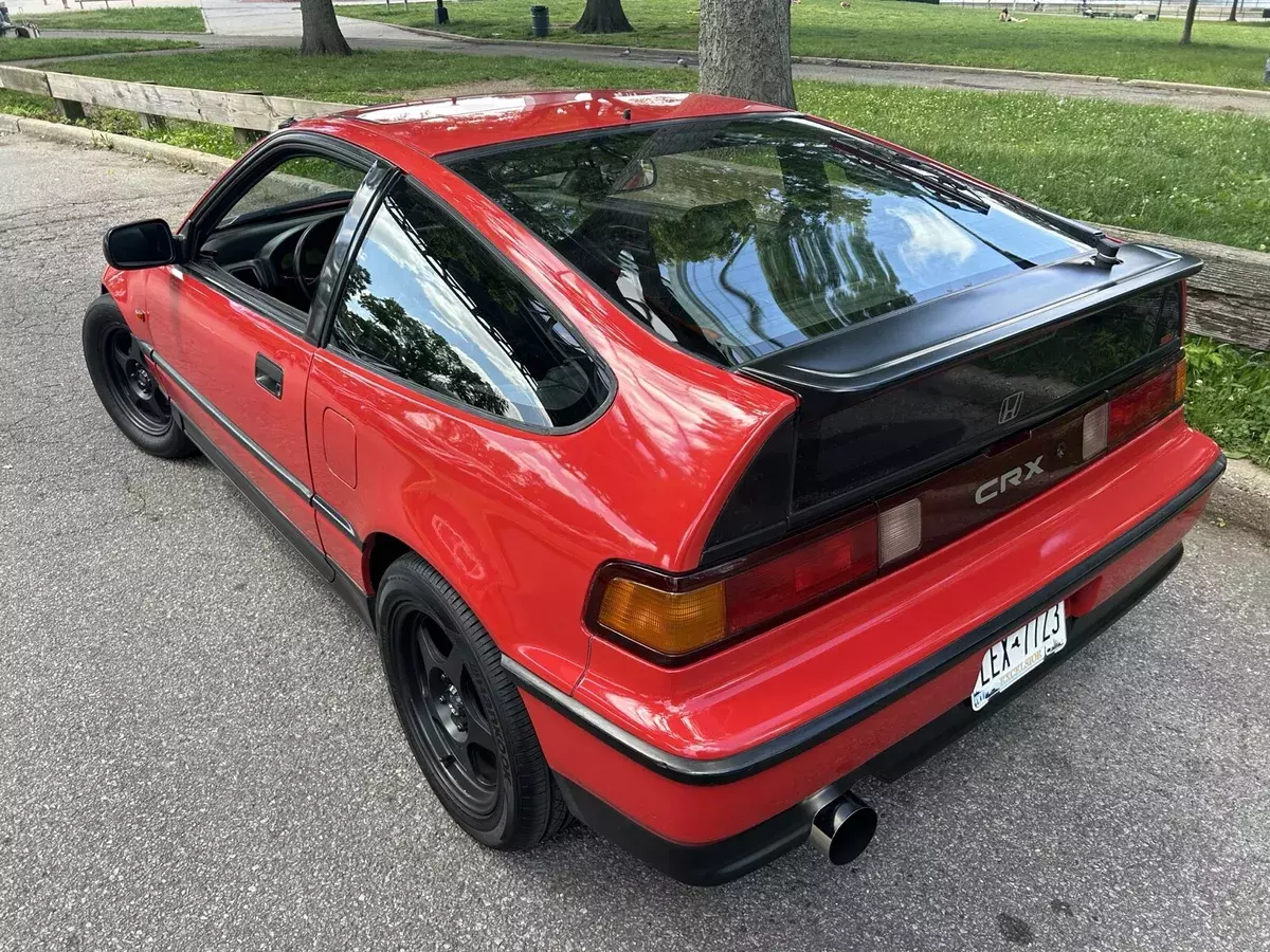1990 Honda Civic Red CRX SI 1990 Honda Civic CRX SI