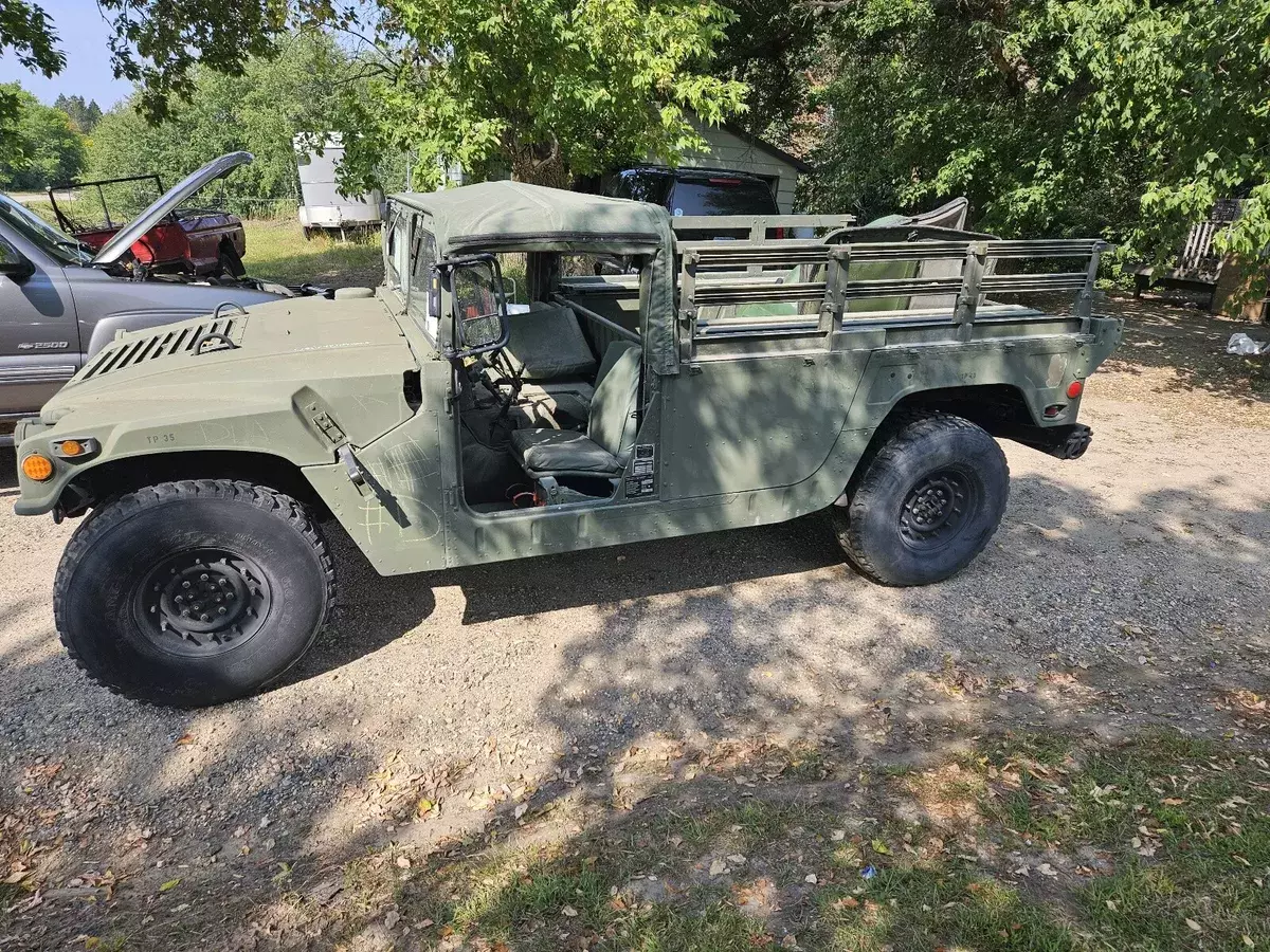 1990 Hummer H1 Pickup Green 1990 Hummer H1