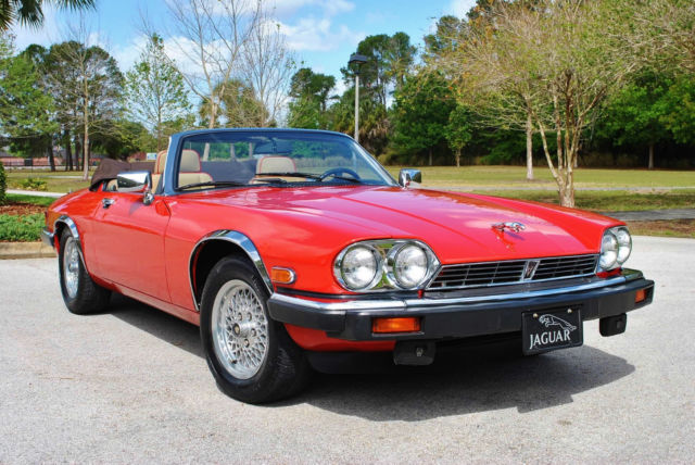 1990 Jaguar XJS Convertible Rare Rouge Collectors Edition! Only 27,254 Miles! 1990 Jaguar XJS Rouge Huge Summer SALE 30% OFF Call for Details!