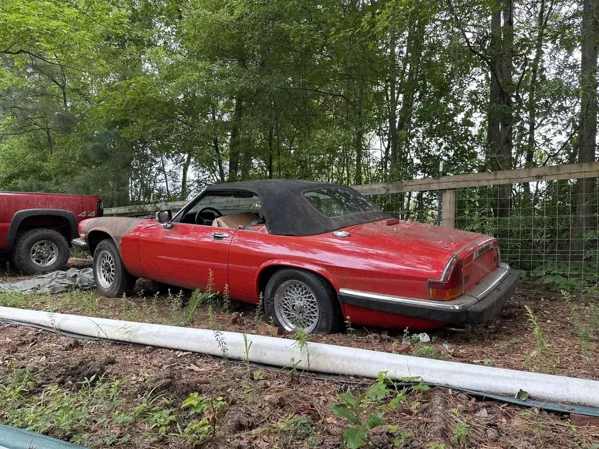 1990 Jaguar XJS Convertible Red 1990 Jaguar XJS