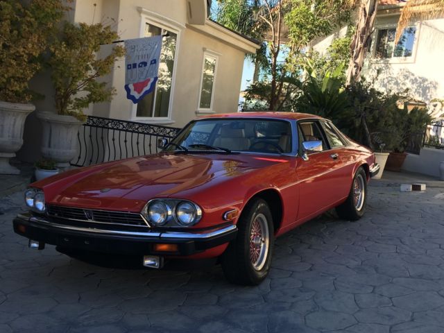 1990 jaguar XJS Rouge 1990 Jaguar XJS