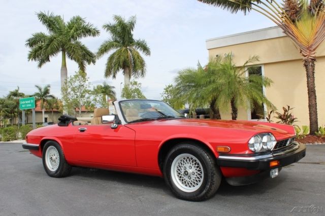 1990 JAGUAR XJS V12 CONVERTIBLE ONE OWNER FLORIDA 30K FULL SERVICE HISTORY 1990 Jaguar XJ-Series XJS