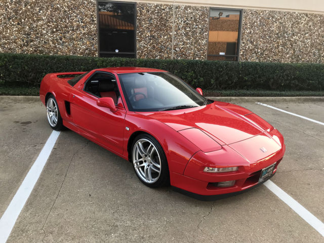 1990 JDM HONDA NSX (ACURA NSX) JAPAN IMPORT VERY RARE COUPE RED/BLACK AUTO CLEAN 1980 Acura NSX