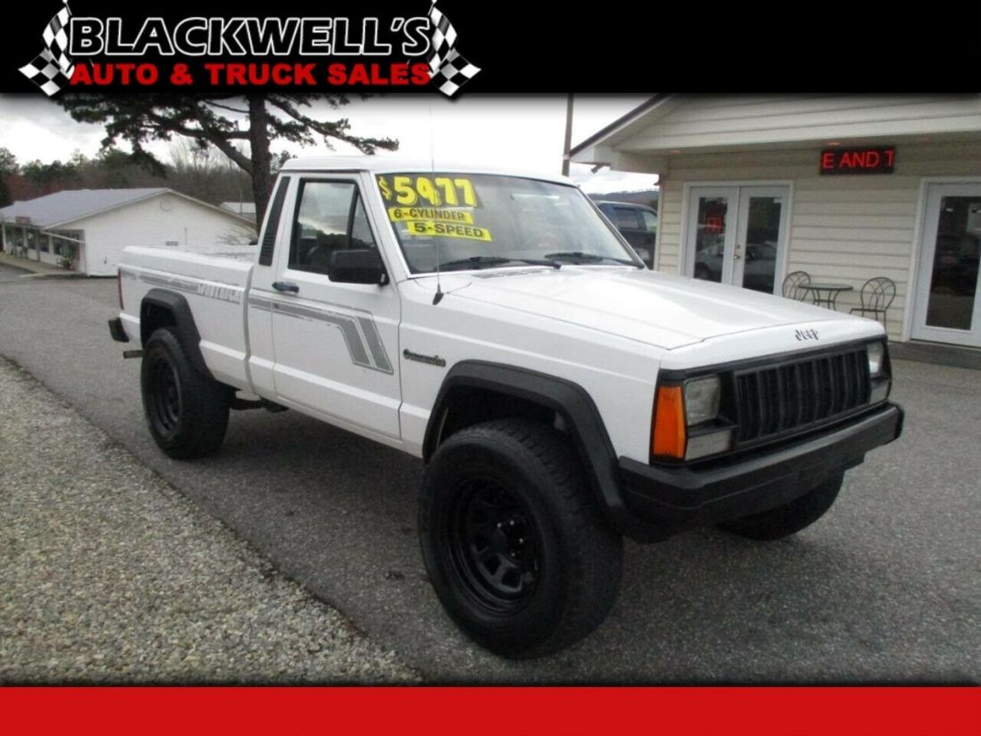 1990 Jeep Comanche Base Short Bed 134471 Miles White Straight 6 Cylinder Engine 1990 Jeep Comanche Base Short Bed