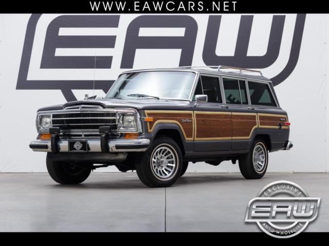 1990 Jeep Grand Wagoneer 4WD 179894 Miles Gray 5.9L V8 OHV 16V Automatic 1990 Jeep Wagoneer 4WD