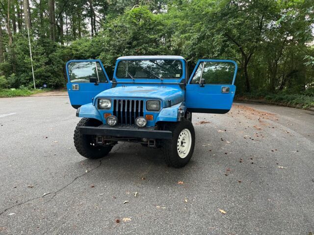 1990 Jeep Wrangler SUV Blue 4WD Automatic ISLANDER 1990 Jeep Wrangler ISLANDER