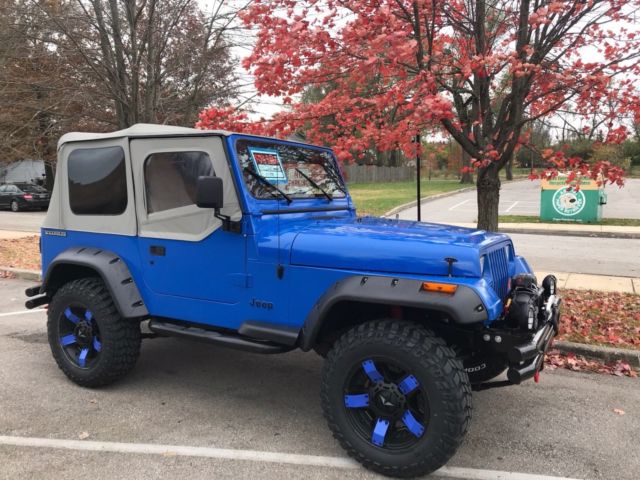 1990 Jeep Wrangler YJ - Blue 1990 Jeep Wrangler BLUE