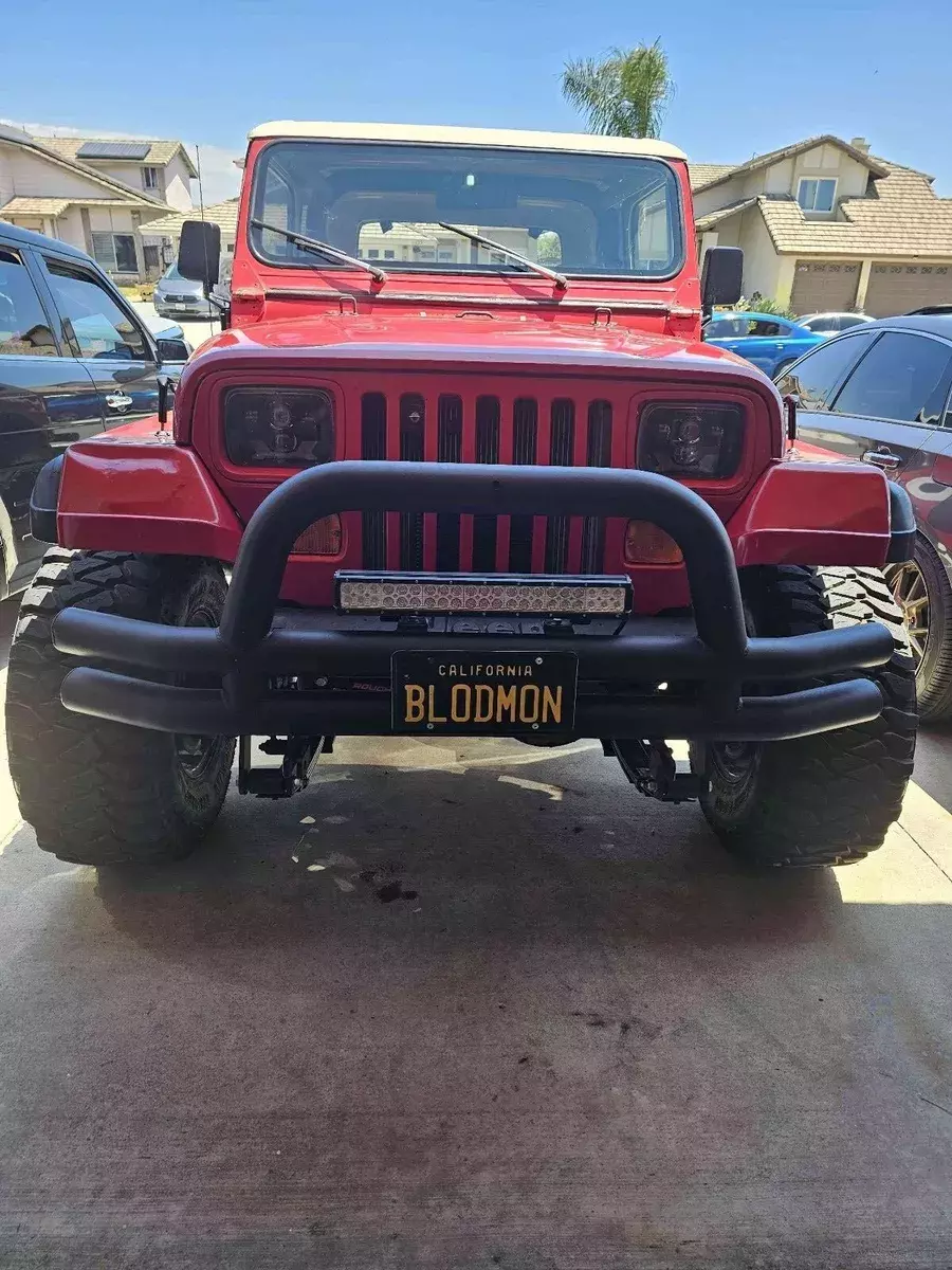 1990 Jeep Wrangler / Yj SUV Red S 1990 Jeep Wrangler S