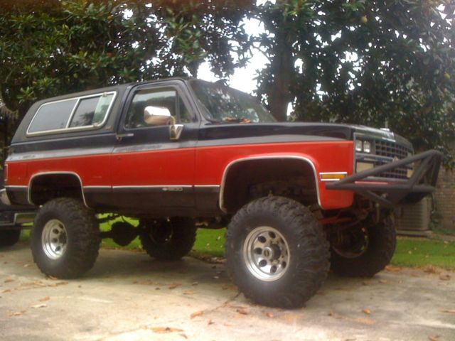 1990 K5 Blazer 1 ton Crawler, Lifted Dana 60, 14 bolt, Swamper Iroks 1990 Chevrolet Blazer Silverado