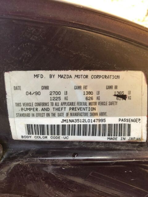 1990 Mazda MX-5 Miata - photo 11