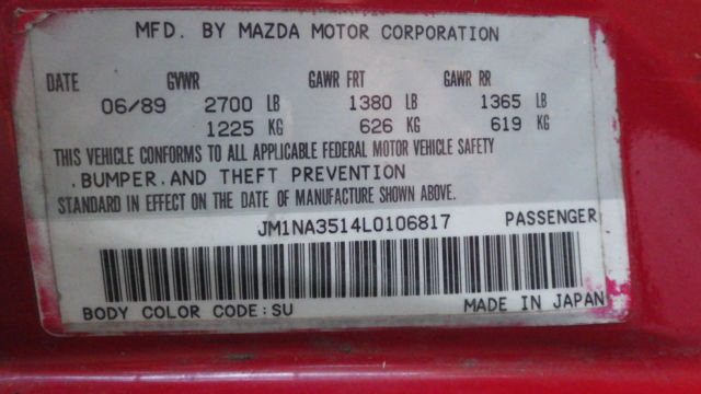 1990 Mazda MX-5 Miata - photo 5