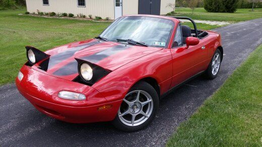 1990 Mazda MX-5 Miata Convertible with Removable Hard Top