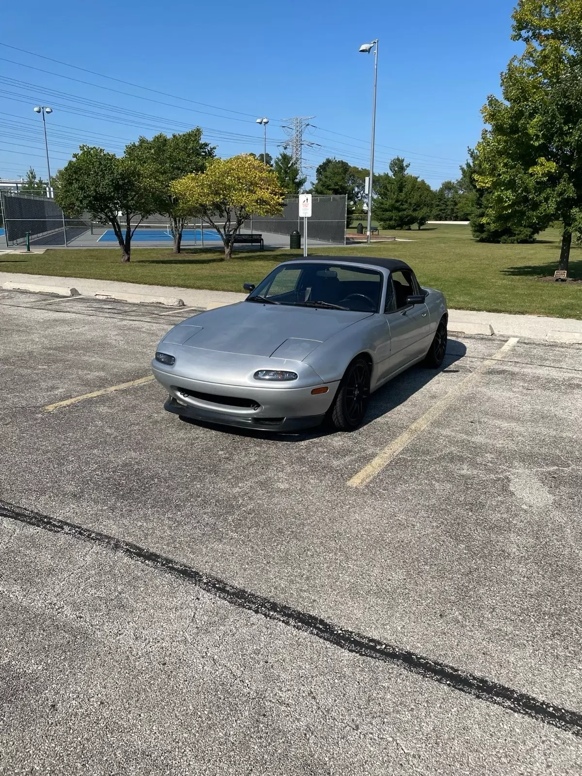 1990 Mazda Mx-5 Miata Convertible Grey 1990 Mazda MX-5 Miata