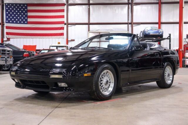 1990 Mazda RX-7 95330 Miles Brilliant Black Convertible 1.3L 2 Rotor 5-Speed Ma 1990 Mazda RX-7