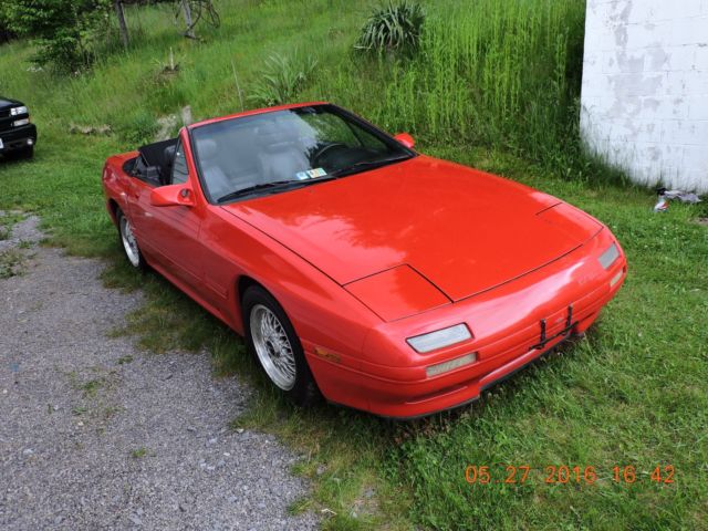 1990 mazda rx-7 convertible 2 door 1.3b rotory 5 speed red 1990 Mazda RX-7