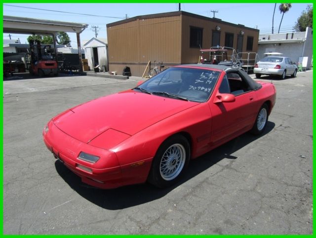 1990 Mazda RX-7 Used 1.3L R2 Manual Convertible NO RESERVE 1990 Mazda RX-7