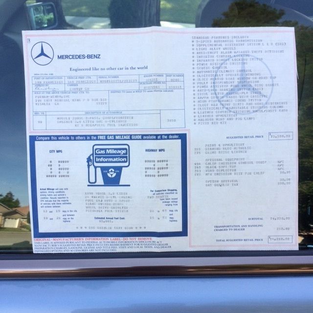1990 Mercedes-Benz SL-Class - photo 12