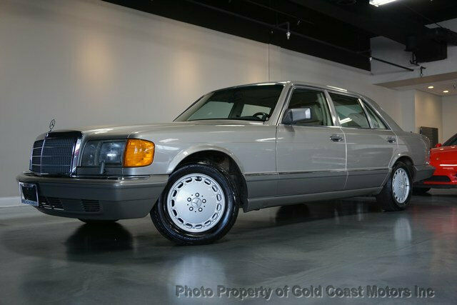 1990 MERCEDES 420SEL CHAMPAGNE/TAN LEATHER ALL ORIGINAL GEORGIA CAR ONLY 50K MLS 1990 Mercedes-Benz 400-Series 420 Series 4dr Sedan 420SEL