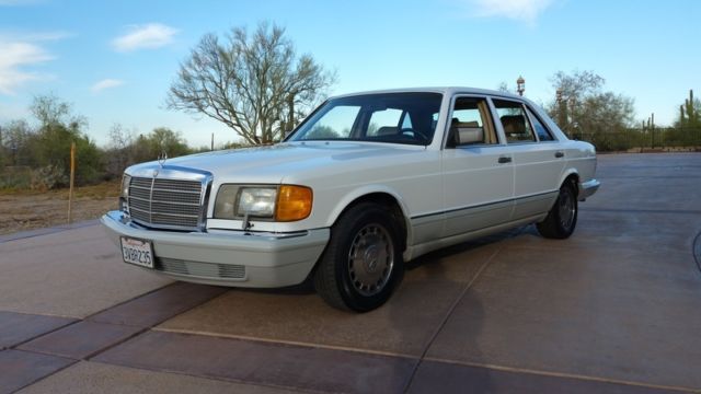 1990 Mercedes 560 SEL 67k mi White on Palomino!! 1990 Mercedes-Benz S-Class 560SEL