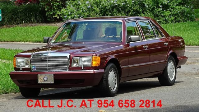 1990 MERCEDES BENZ 420SEL 126 MODEL 66,000 1 OWNER MILES EXCELLENT INSIDE AN OUT 1990 Mercedes-Benz 400-Series SEE FULL ITEM DESCRIPTION BELOW