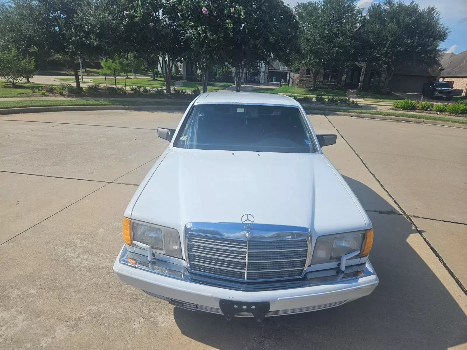1990 Mercedes-Benz 500-Series Sedan White SEL 1990 Mercedes-Benz 500-Series SEL