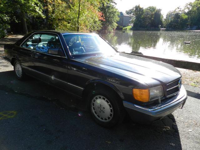 1990 Mercedes-Benz 560 Series 560SEC 155000 Miles GRAY COUPE 8 Cylinder Engine 5 1990 Mercedes-Benz 500-Series 560SEC