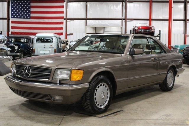 1990 Mercedes-Benz 560SEC 42676 Miles Desert Taupe Sedan 5.5 Liter V8 4 Speed A 1990 Mercedes-Benz 500-Series --