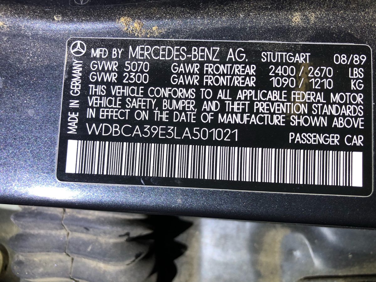 1990 Mercedes-Benz 500-Series SEL - photo 7