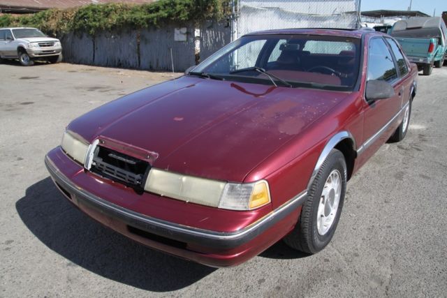 1990 Mercury Cougar LS Automatic 6 Cylinder NO RESERVE 1990 Mercury Cougar LS