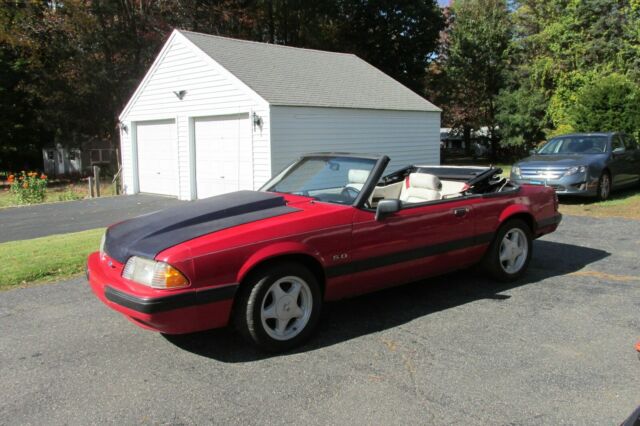 1990 Mustang LX, 5.0 convertible, very solid body 1990 Ford Mustang convertible