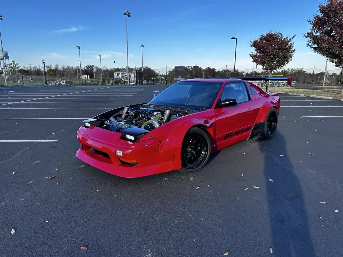 1990 Nissan 240SX Hatchback Red SE 1990 Nissan 240SX SE