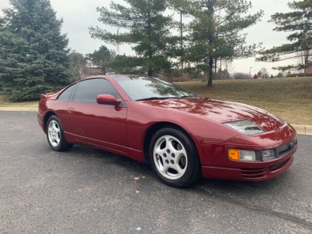 1990 NISSAN 300ZX CHERRY RED TWIN TURBO 5 SPEED MANUAL TRANSMISSION NO ACCIDENT 1990 Nissan 300ZX Twin Turbo