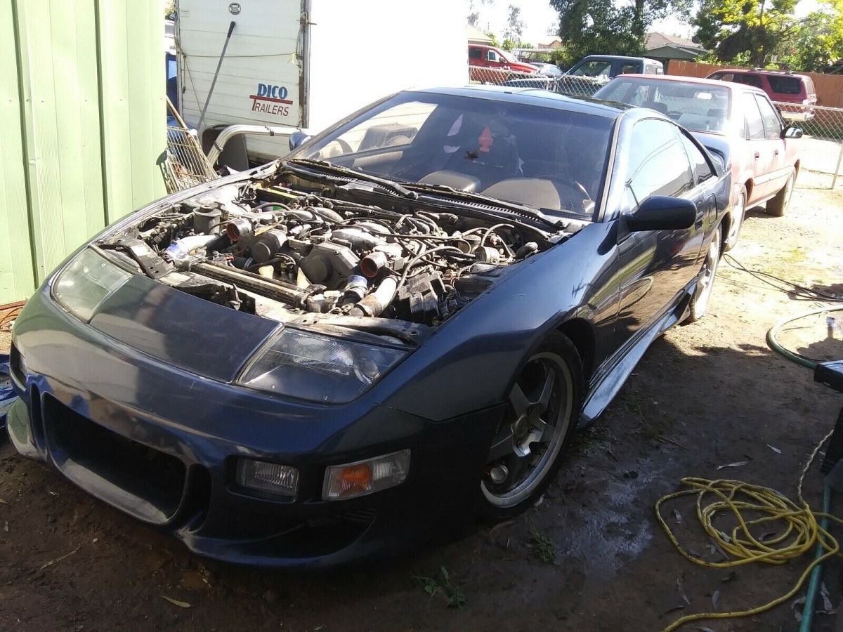 1990 Nissan 300ZX Coupe Blue RWD Manual will not pass smog in california 1990 Nissan 300ZX